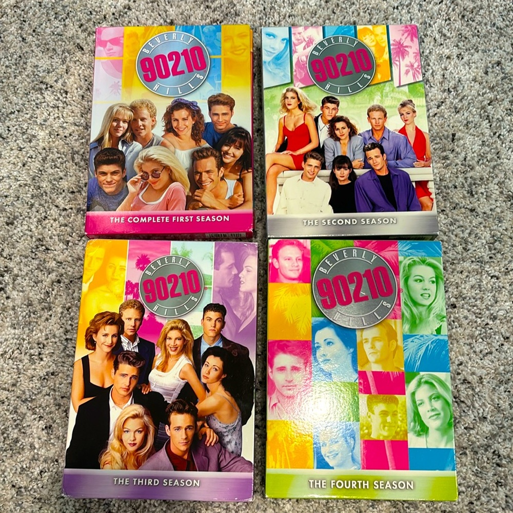 Beverly Hills 90210 DVD set seasons 1, 2, 3, 4